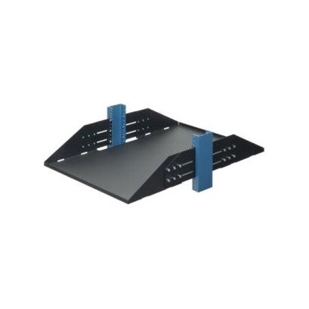 Rack Solutions 2Post Adjutsable Fixed Sheldf. Compatible w/ 3 Inch To 8 Inch 107-2237